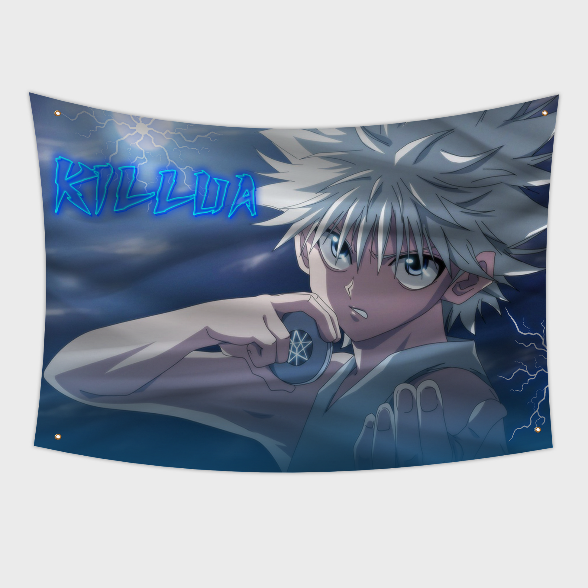 Killua hunterxhunter flag