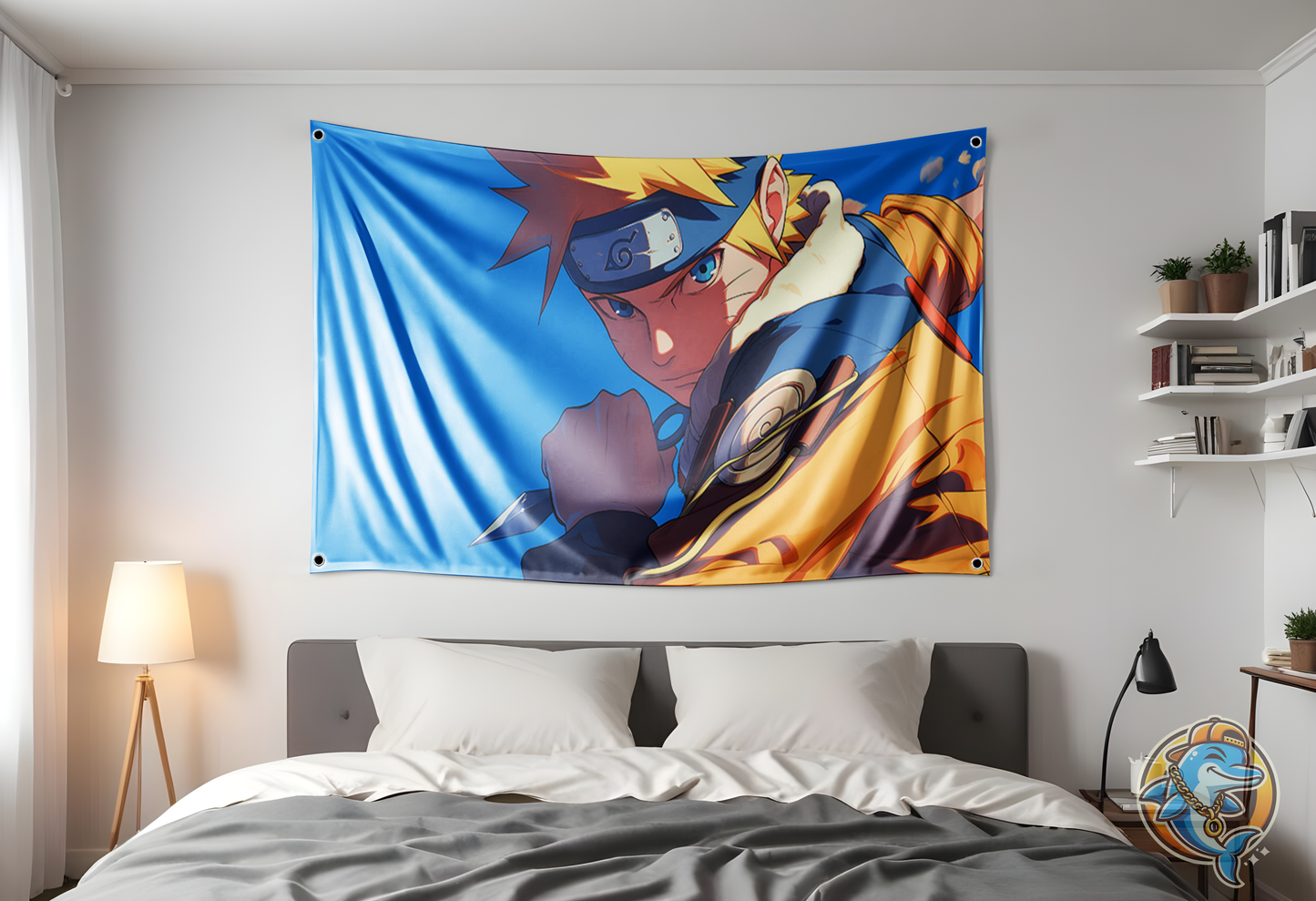 Naruto Uzamaki Flag Hung Up